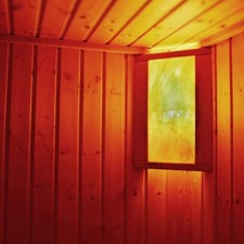 Salzkristallleuchte Sauna