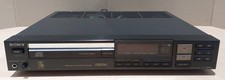 Sony CDP-302ES CD Player, schwarz, 80s Hifi, teilfunktion, CD Fach öffnet nicht