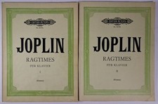 Noten: Ragtimes I + II, für Klavier, Scott Joplin, 2 Hefte, Edition Peters,