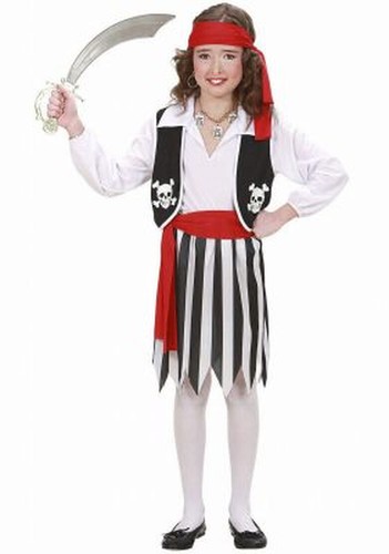 Kinderkostüm piratin fasching - kinderkostÜm,