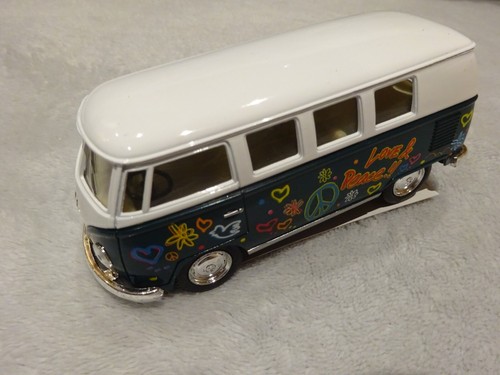 Bus hippie flowe power - t1,
