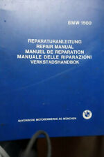 Reparaturanleitung BMW 1500 NEUE KLASSE Repair Manual Werkstatthandbuch ca.1963