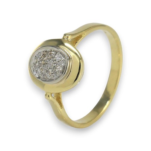 Ring 750 18k weiß - 750/-, weiß-