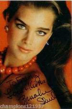 Brooke shields autogramm - shields, ++autogramm++