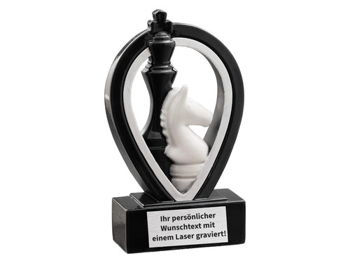 Schach figur mit persönlicher - mit,