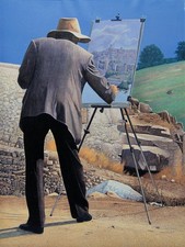 FOTOREALISMUS Ölgemälde signiert milsé circa 1998 #10