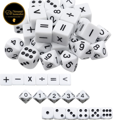 Mathe rechenwürfel set - mathe, 30