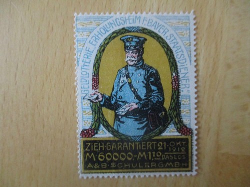 Reklamemarke lotterie - (7335),