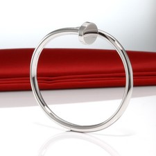 Cartier Armreif Juste un Clou Kassisches Modell Weissgold 750 Größe 20 Gold