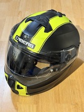Caberg Duke II Klapphelm Motorrad Größe: M Neongrün-Schwarz Matt