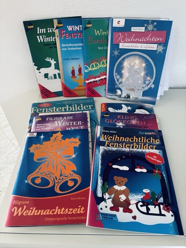 Winterliche fensterbilder - fensterbilder,