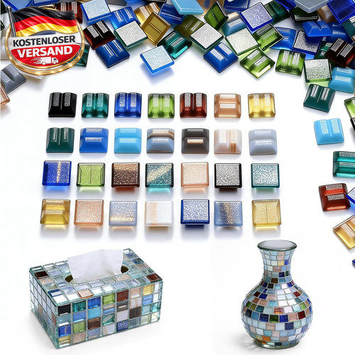 Bunte diy mosaiksteine 10x10x4 - diy,