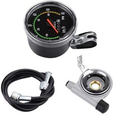 Fahrradcomputer Fahrrad Tachometer Analog Mechanisch Tacho Bike Kilometerzähler