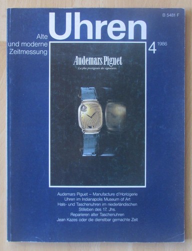 Zeitschrift uhren alte und - zeitschrift,