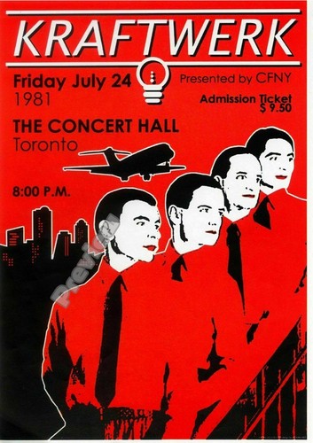 Kraftwerk konzert vintage - kraftwerk,