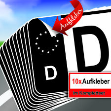 10x Nummernschild Kennzeichen