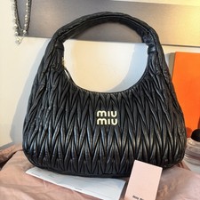 Miu Miu Matelassé Hobo Bag