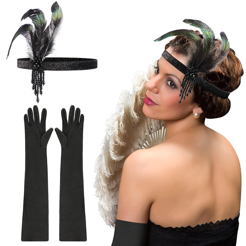 Flapper stirnband vintage - stirnband,