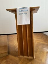 DDR Stehpult Rednerpult Um 1985 Vintage Einzelanfertigung Holz Kirche