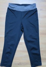 3/4 Sport Leggings Gymnastikhose knielang in schwarz Gr. 128