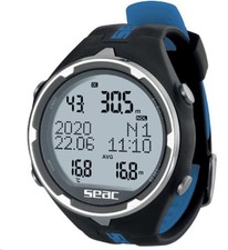 Seac Sub Screen Tauchcomputer in schwarz/blau