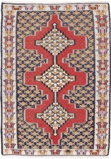 Kelim Senneh Teppich 71x100 cm