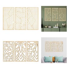 3-teilige Wandskulptur zum