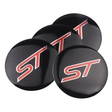 4x 56mm für Ford ST Logo Emblem Felgendeckel Radkappen Nabendeckel Aufkleber NEU