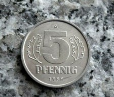 5 Pfennig 1988 A Kursmünze