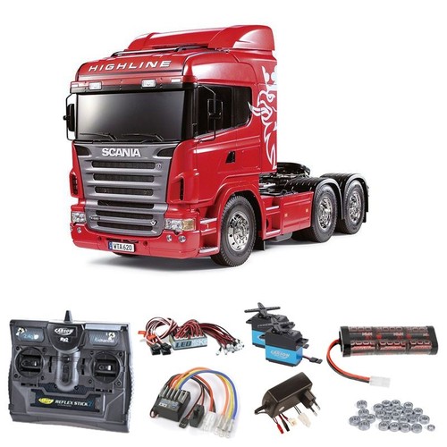 Tamiya scania r620 achs 6x4 - 3-achs,