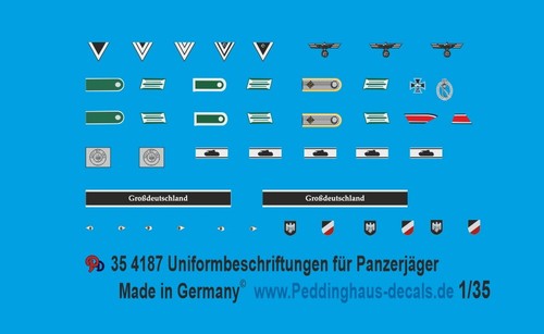 Peddinghaus decals 35 4187 - -, 1/35