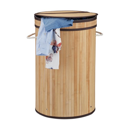 Wäschekorb bambus wäschebox - bambus,
