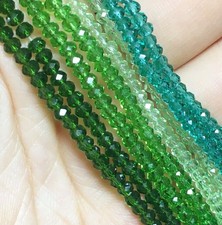 2/4mm Grün Mix Glasperlen