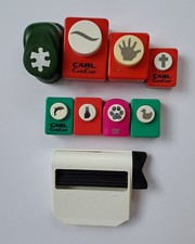 Handstanzen Set, verschiedene Motive und Papiercrumbler