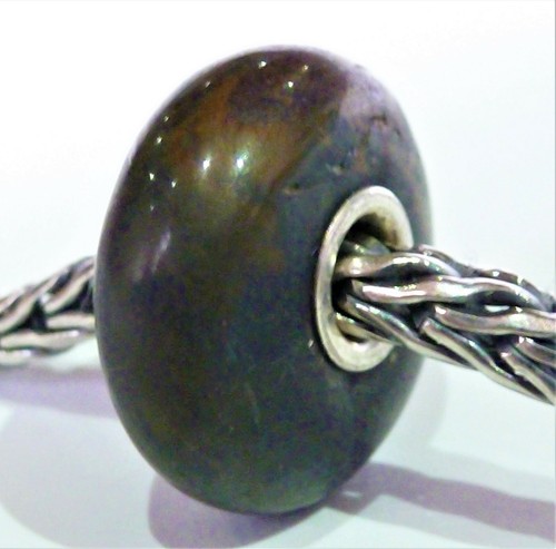 Trollbeads glas matt braun - matt,