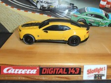Carrera Digital 143 Chevrolet Camaro BumblebeeTuning m.bl.Beleuchtung SMD Licht!