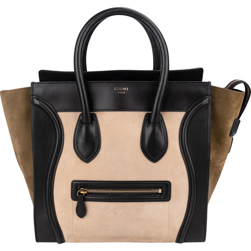 Céline suede tricolor leather - céline,