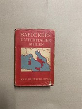 Baedeker Unteritalien 1936 mit