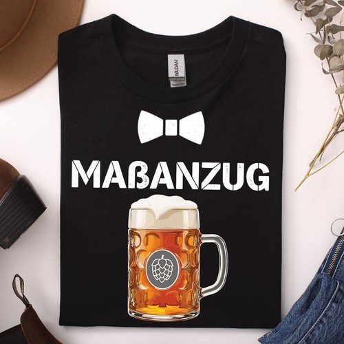 Oktoberfest shirt maßanzug - t-shirt,