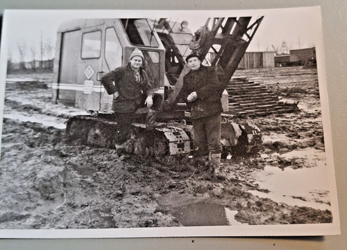 Altes foto vintage baustelle - altes,