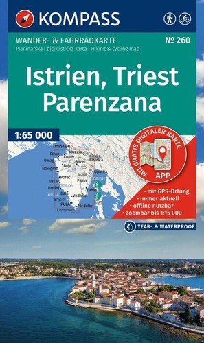 Kompass wanderkarte 260 - /,