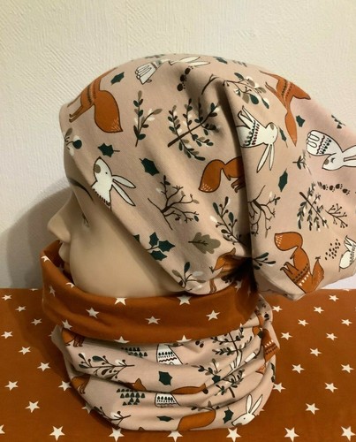 Handmade set beanie mütze und - beanie,