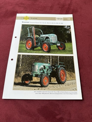 Kramer traktor dieselschlepper - traktor,