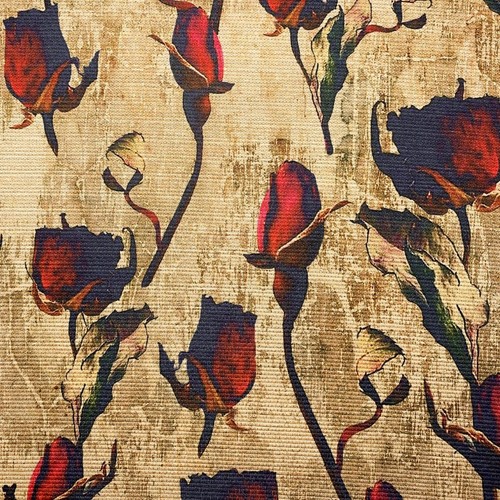 Jacquard polyester stoff rosen - stoff,