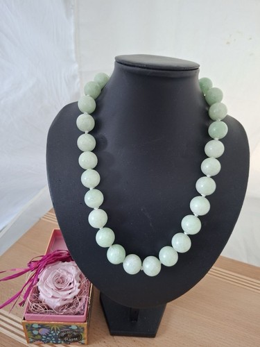 Prachtvolle jade halskette - jade,