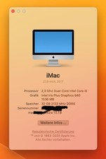 Apple iMac 2017 21,5 RAM 32GB