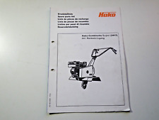 Ersatzteilliste Hako Combinette Super m. Rückwärtsgang (3617) Hako Original