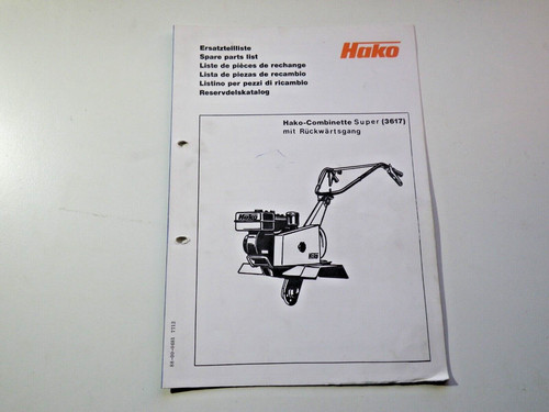 Ersatzteilliste hako - ersatzteilliste,
