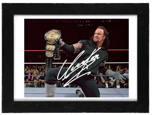 Undertaker signed autograph - undertaker,