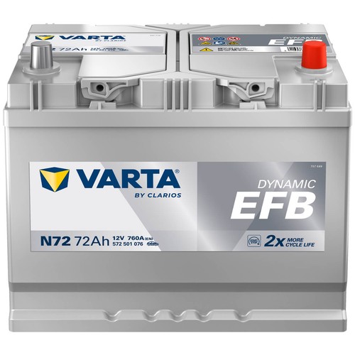 Asia autobatterie efb 12v - asia,